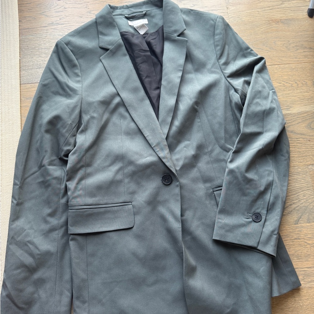 Gray Blazer Jacket - image 1